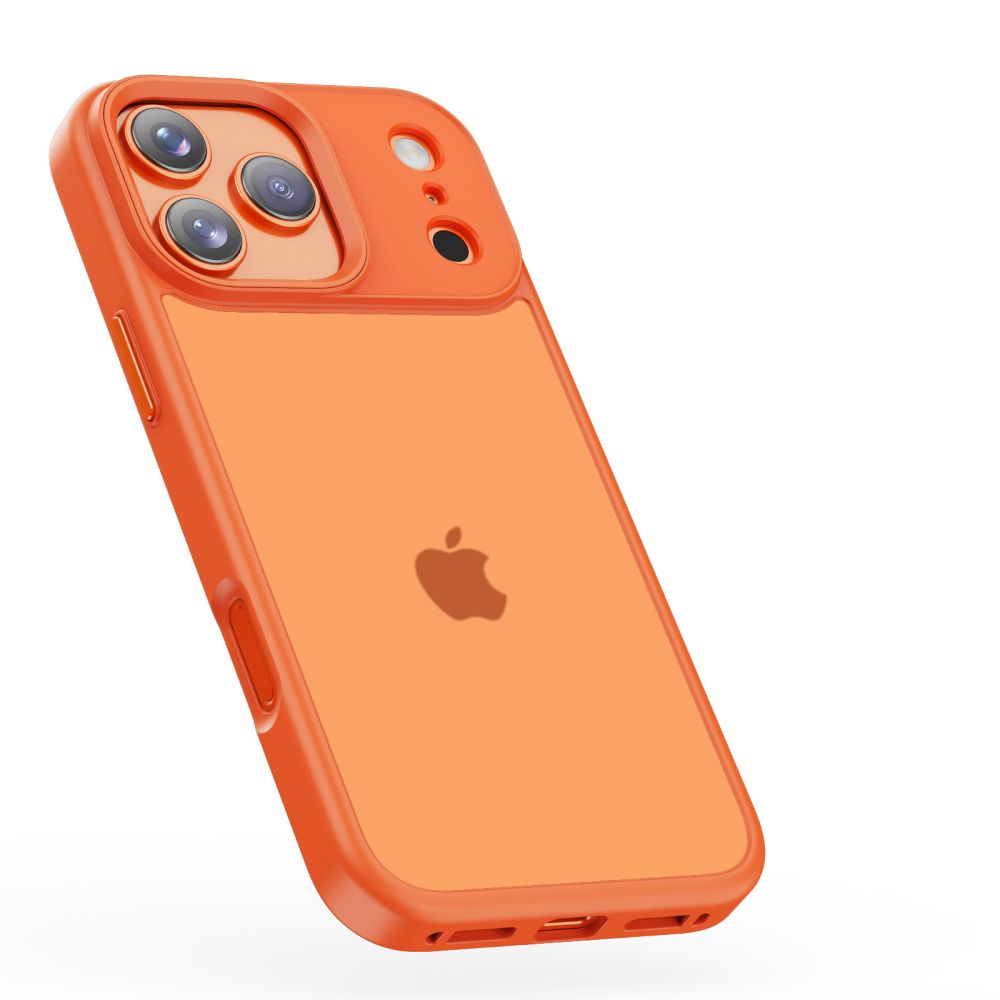 Tech-Protect MagMat case for iPhone 17 Pro - orange and matte_2
