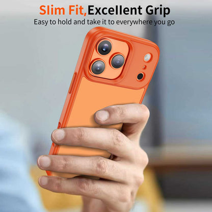 Tech-Protect MagMat case for iPhone 17 Pro - orange and matte_4