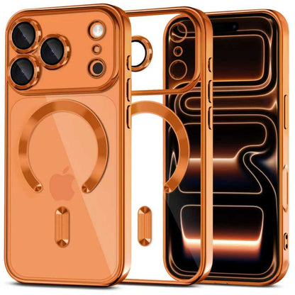 Tech-Protect MagFlex MagSafe Case for iPhone 17 Pro - Transparent Orange_0