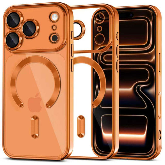 Tech-Protect MagFlex MagSafe Case for iPhone 17 Pro - Transparent Orange_0