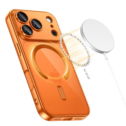 Tech-Protect MagFlex MagSafe Case for iPhone 17 Pro - Transparent Orange_1
