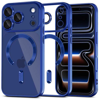 Tech-Protect MagFlex MagSafe Case for iPhone 17 Pro Max - Clear Navy Blue_0
