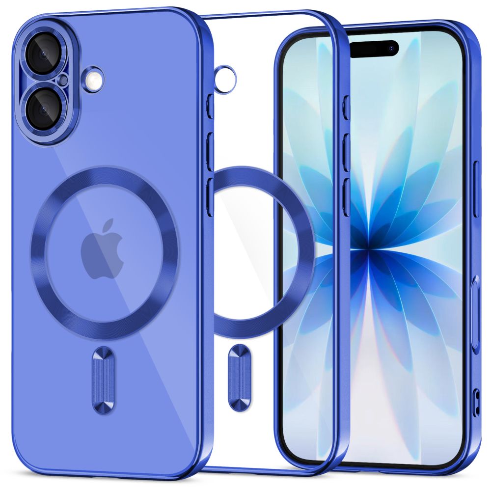 Tech-Protect MagFlex MagSafe Case for iPhone 17 - Clear Navy Blue_0