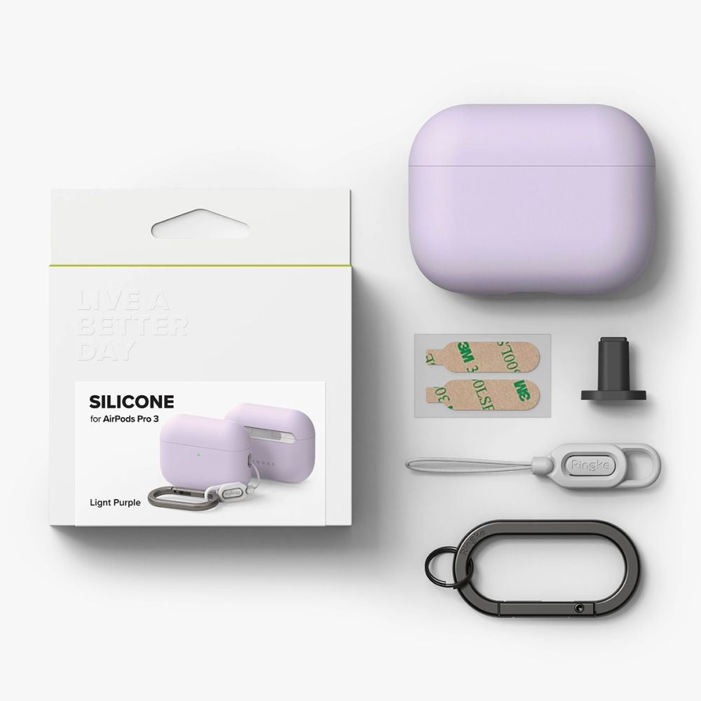 Ringke Silicone Case for AirPods Pro 3 - Purple_5