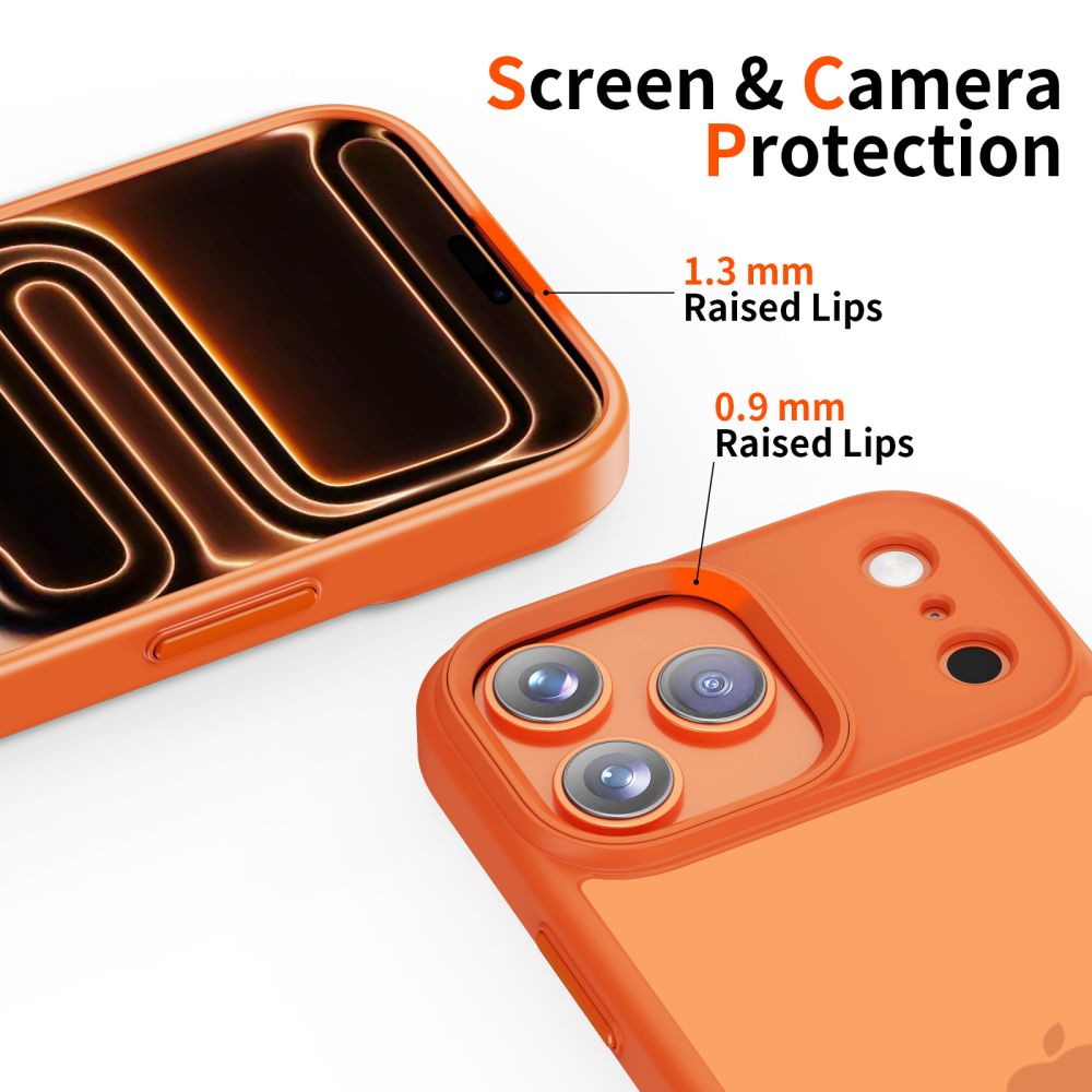 Tech-Protect MagMat Case for iPhone 17 Pro Max - Orange_3