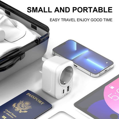 Tech-Protect TA100 UK Adapter - White_5