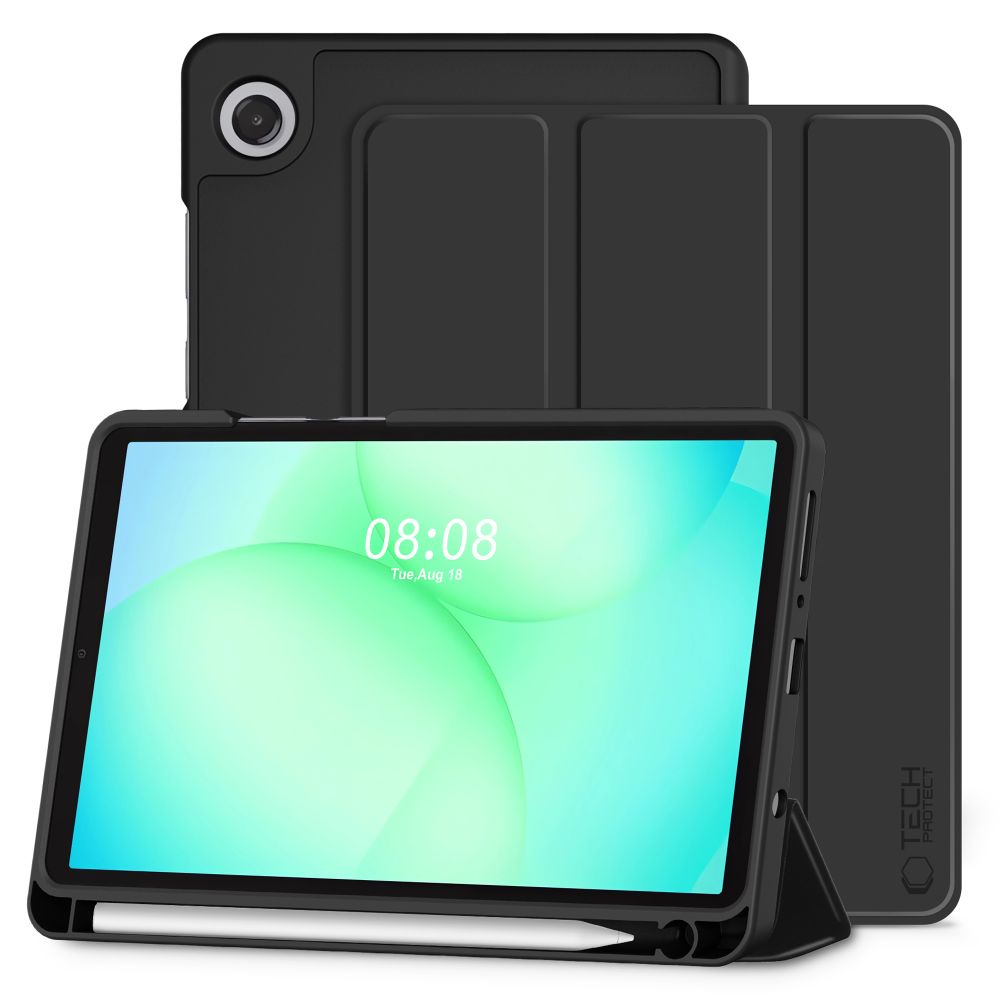 TechProtect SmartCase Pen Case for Samsung Galaxy Tab A9 / A11 8.7 X110 / X115 / X133 / X135 - Black_0