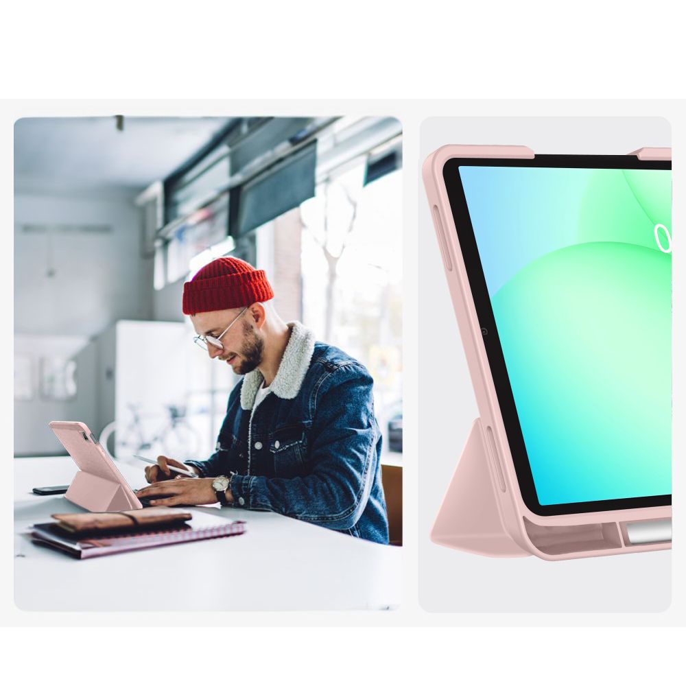 TechProtect SmartCase Pen for Samsung Galaxy Tab A9+ / A11+ Plus 11.0 X210 / X215 / X216 / X230 / X235 / X236 - Pink_6