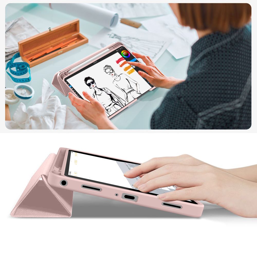 TechProtect SmartCase Pen for Samsung Galaxy Tab A9+ / A11+ Plus 11.0 X210 / X215 / X216 / X230 / X235 / X236 - Pink_7