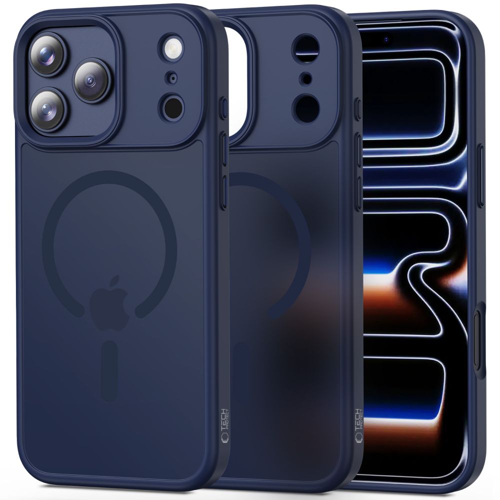 Tech-Protect MagMat MagSafe Case for iPhone 17 Pro - Navy Blue_0