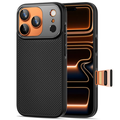 Tech-Protect Kevlar Aramid MagSafe case for iPhone 17 Pro Max - black_2