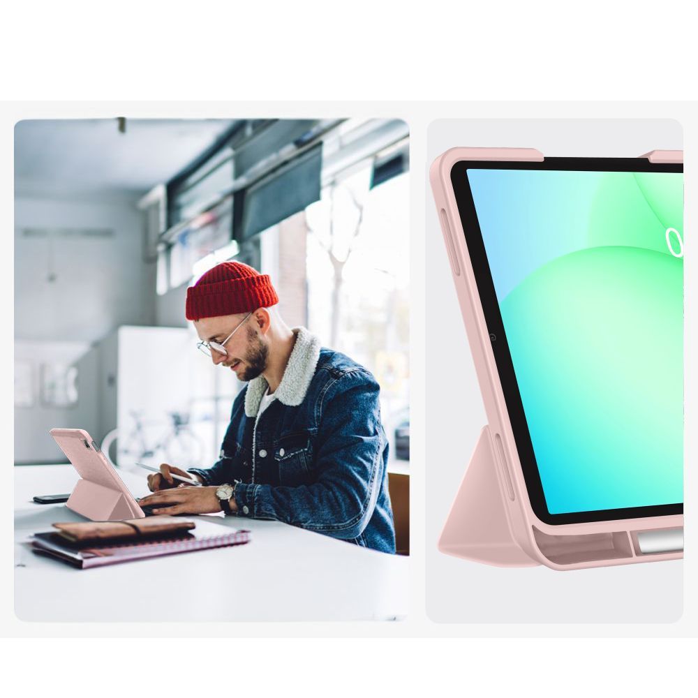 TechProtect SmartCase Pen case for Samsung Galaxy Tab A9 / A11 8.7 X110 / X115 / X133 / X135 - pink_6