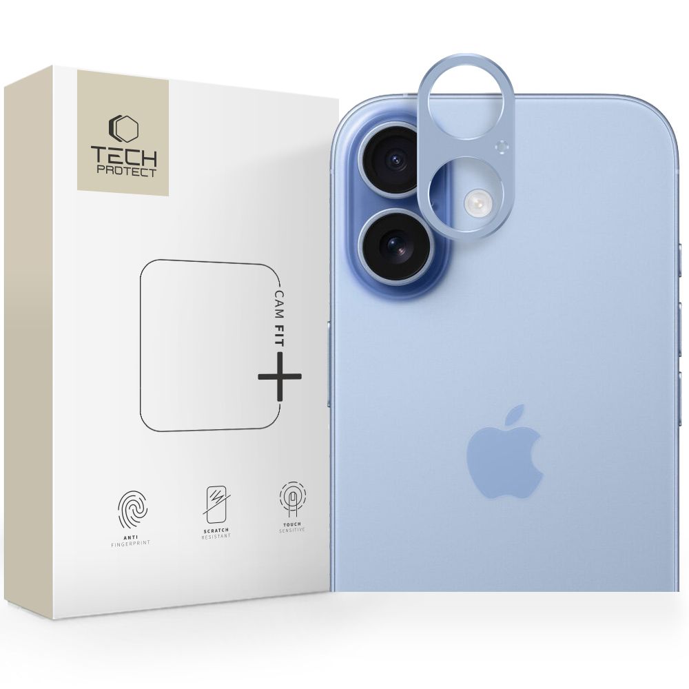 Tech-Protect Camalloy Fit+ Camera Glass for iPhone 17 - Blue_0