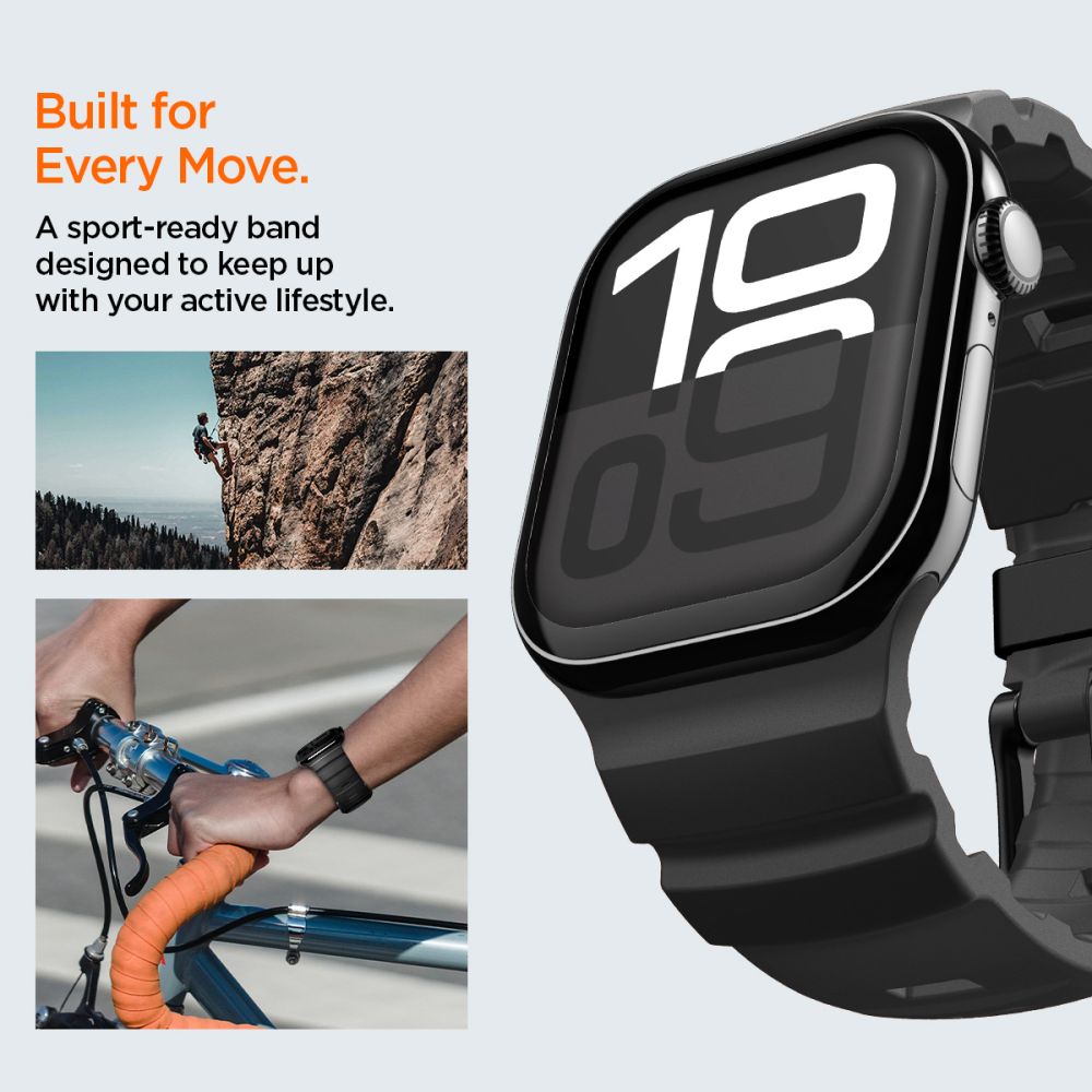 WBS2 Strap Spigen for Apple Watch 49mm / 46mm / 45mm / 44mm Series, Black AMP10508_11