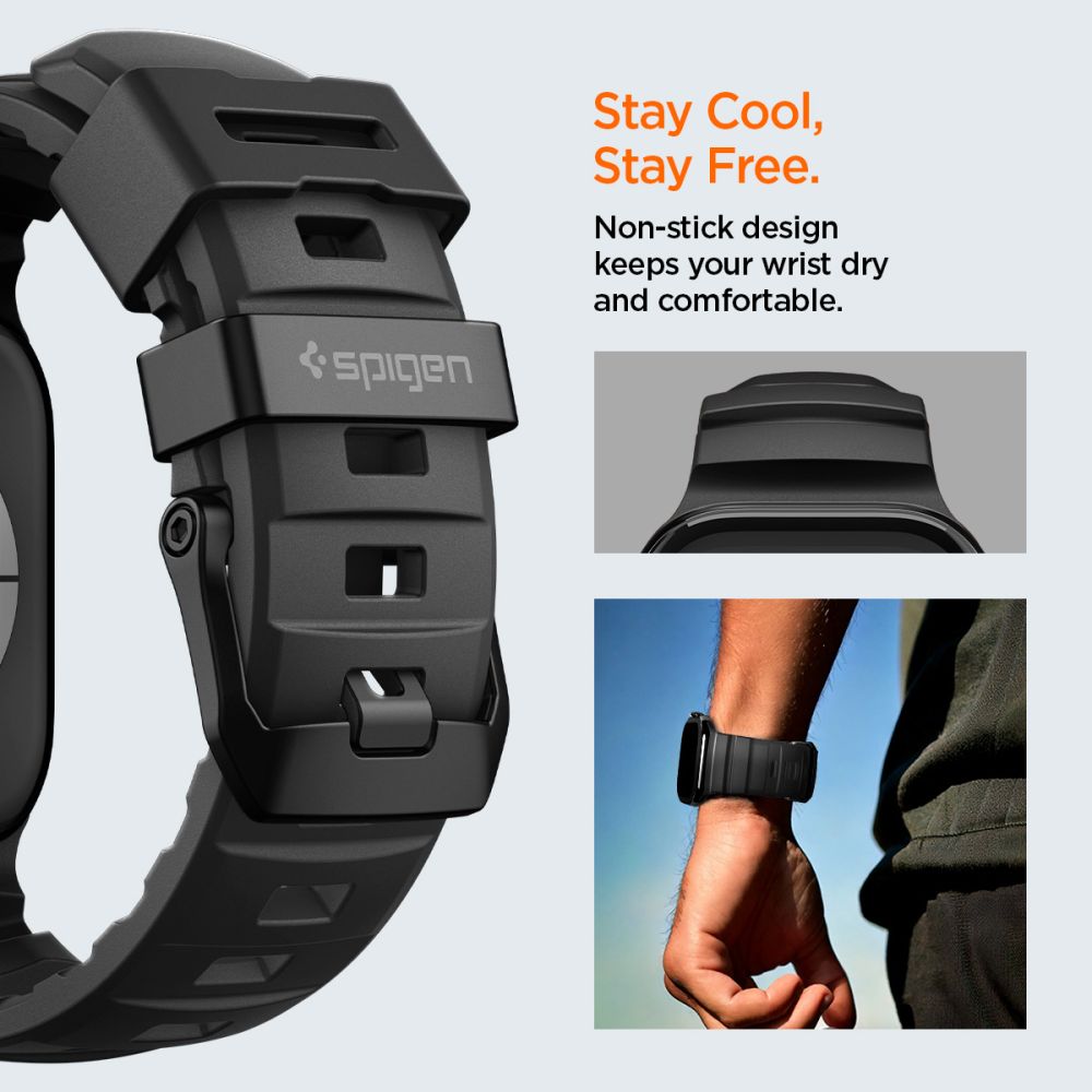 WBS2 Strap Spigen for Apple Watch 49mm / 46mm / 45mm / 44mm Series, Black AMP10508_14