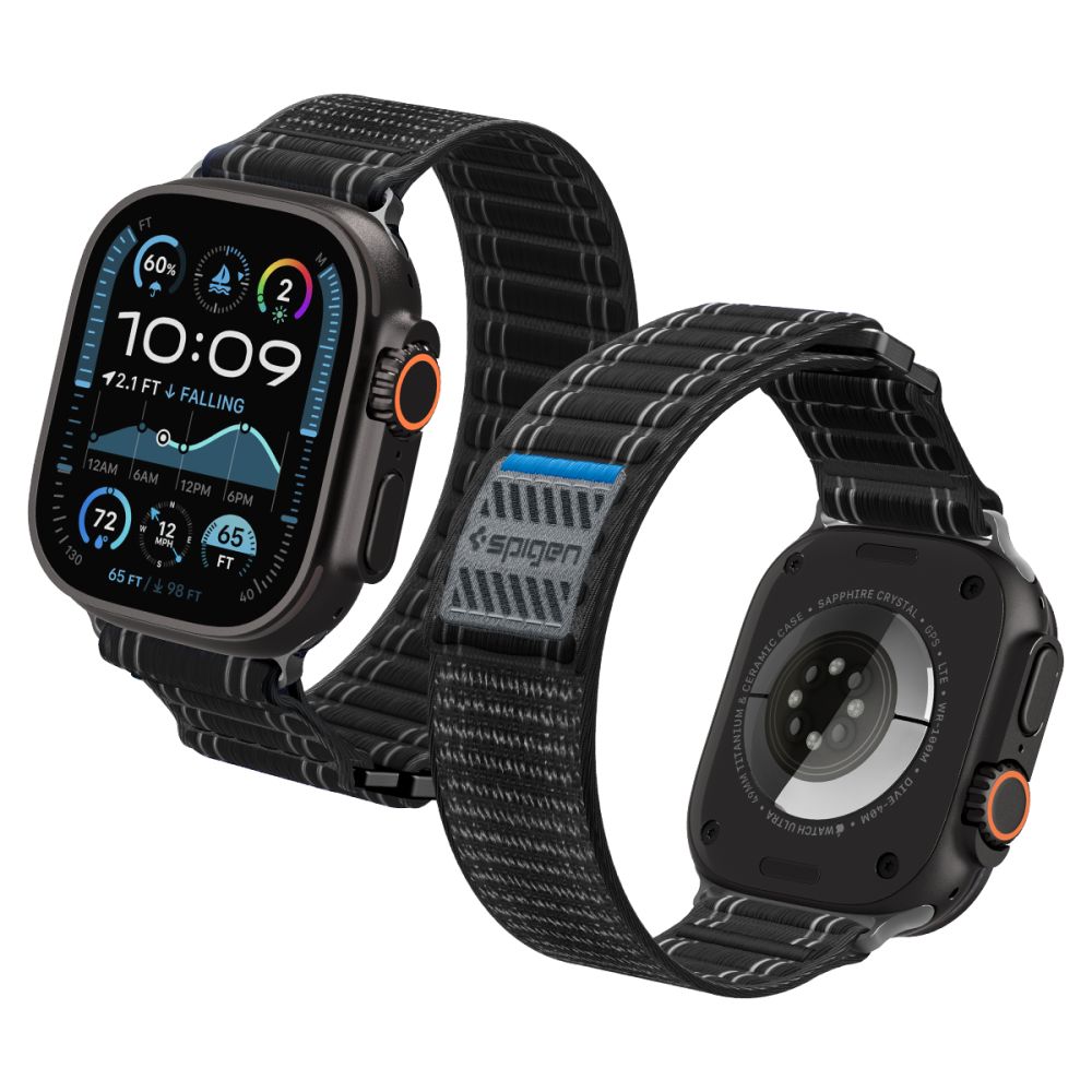 WBF0 Strap Spigen for Apple Watch 49mm / 46mm / 45mm / 44mm Series, Black AMP10141_0