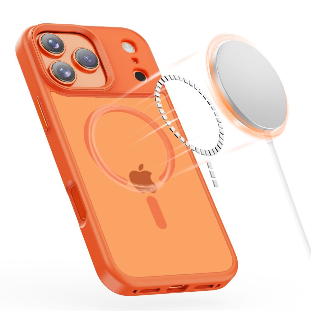 Tech-Protect MagMat MagSafe Case for iPhone 17 Pro Max - Orange_3