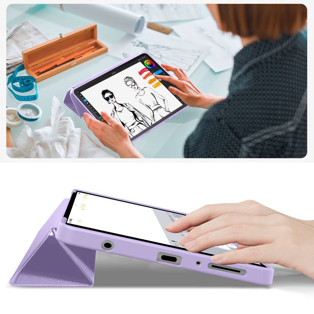 TechProtect SmartCase case for Samsung Galaxy Tab A9 / A11 8.7 X110 / X115 / X133 / X135 - purple_7