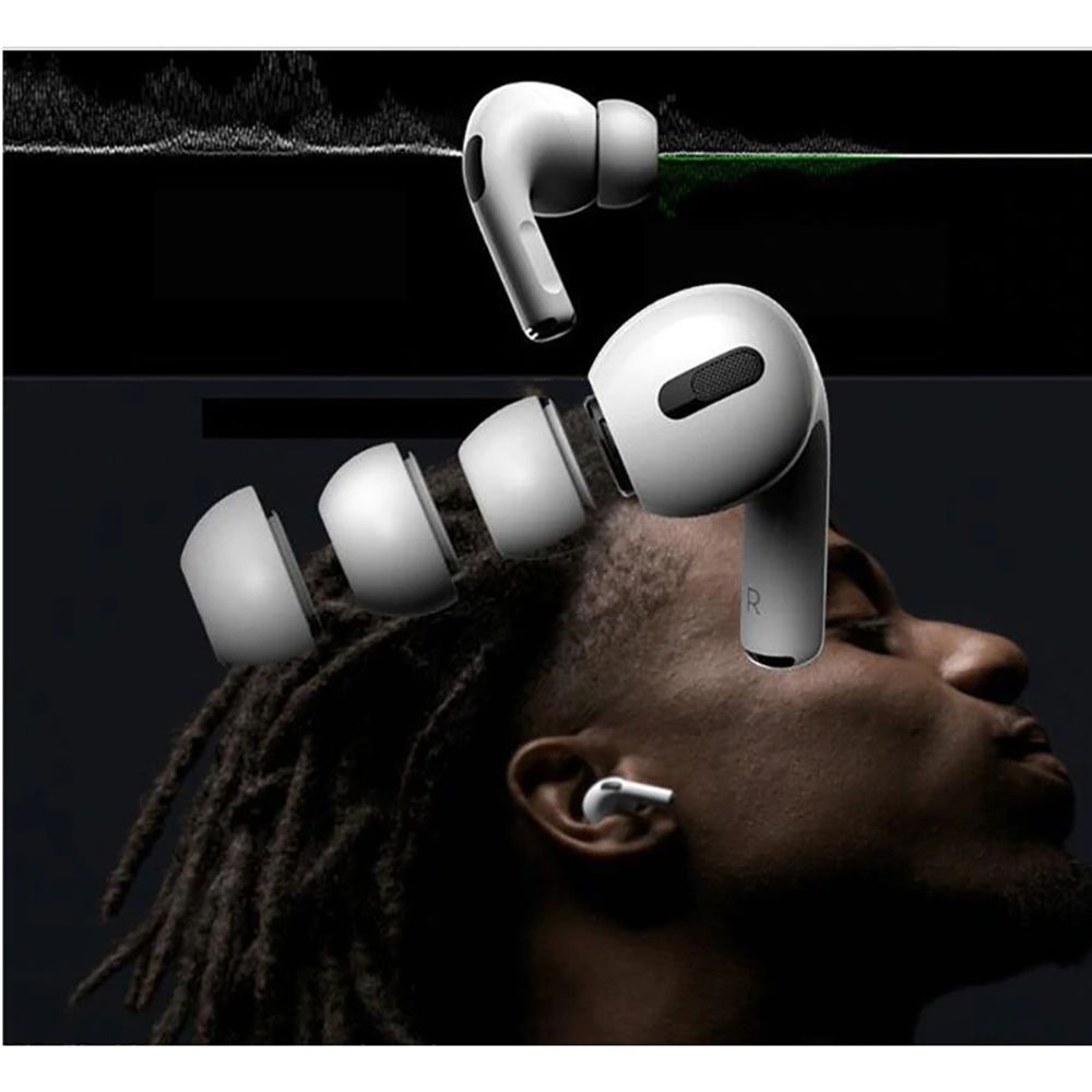 Tech-Protect Ear Tips for AirPods Pro 3 in sizes S / M / L 3-pack - white_1