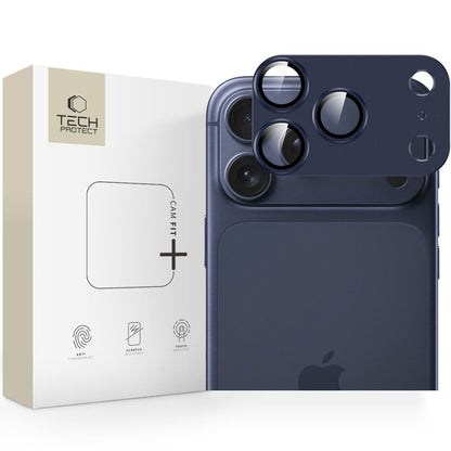 Tech-Protect Camfull Fit+ Camera Lens Glass for iPhone 17 Pro Max - Navy Blue_0