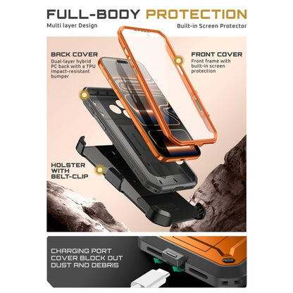 Supcase Unicorn Beetle Pro Case for iPhone 17 Pro Max - Orange_5