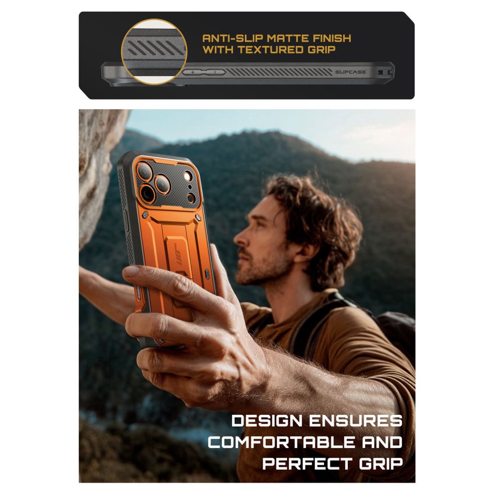 Supcase Unicorn Beetle Pro Case for iPhone 17 Pro Max - Orange_6
