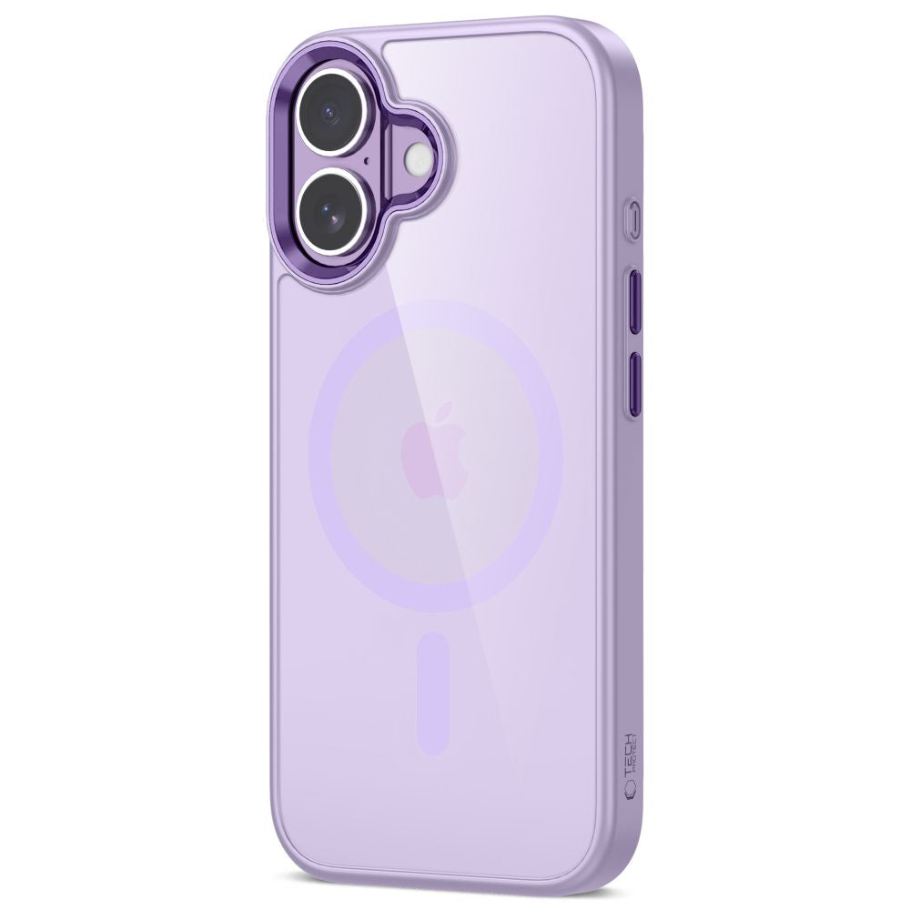Tech-Protect MagMat MagSafe Case for iPhone 17 - Transparent Purple_1
