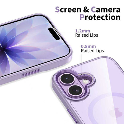 Tech-Protect MagMat MagSafe Case for iPhone 17 - Transparent Purple_4