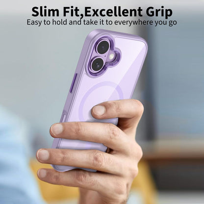 Tech-Protect MagMat MagSafe Case for iPhone 17 - Transparent Purple_5