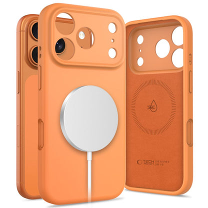 Tech-Protect Silicone MagSafe Case for iPhone 17 Pro Max - Orange_0
