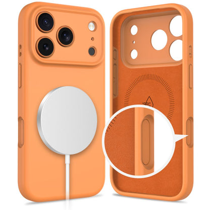 Tech-Protect Silicone MagSafe Case for iPhone 17 Pro Max - Orange_1