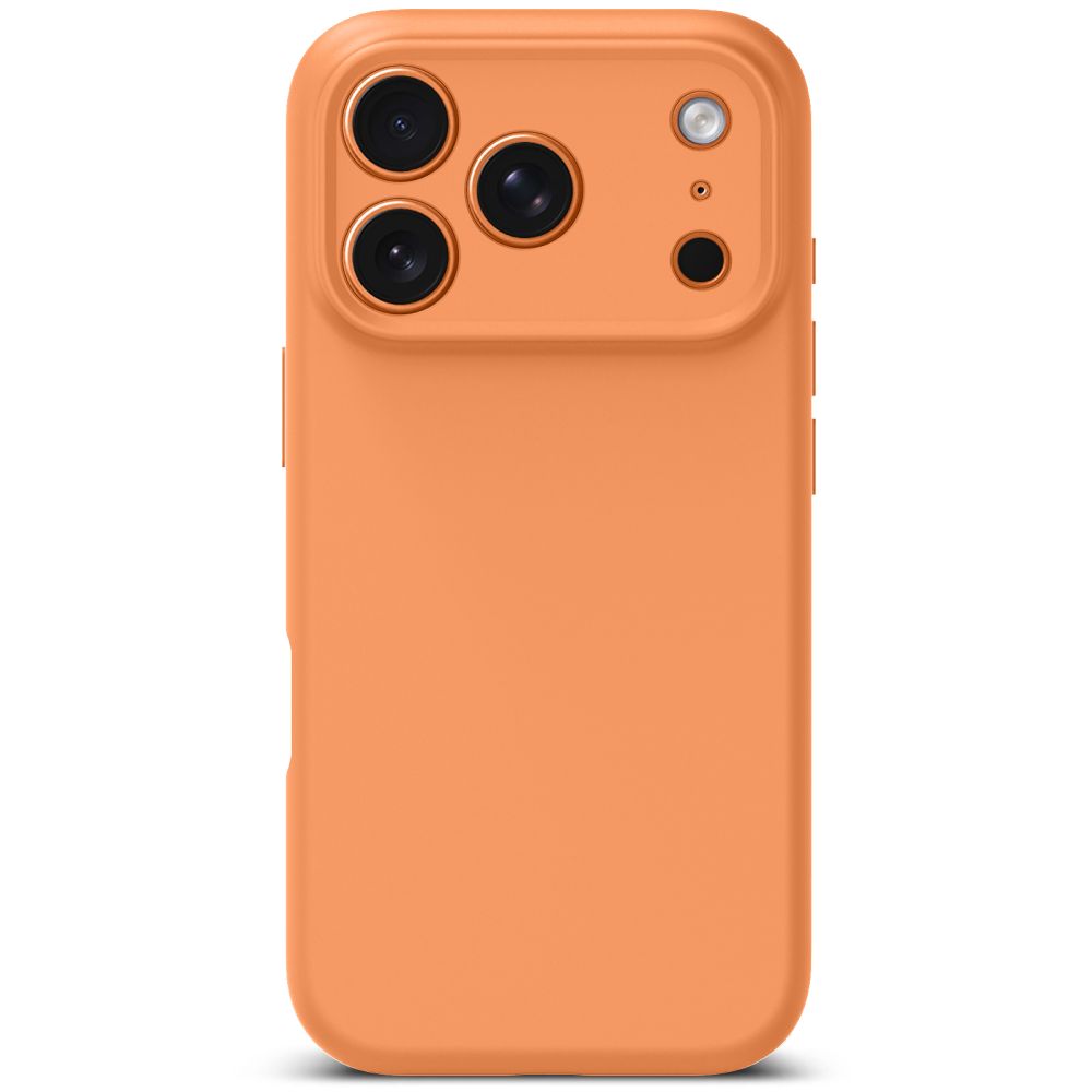 Tech-Protect Silicone MagSafe Case for iPhone 17 Pro Max - Orange_3