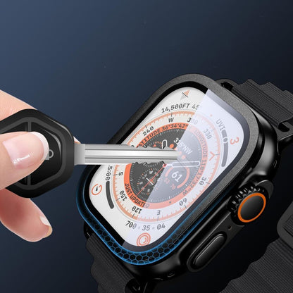 Tech-Protect 2-pack tempered glass for Apple Watch Ultra 49mm - silver and black_3