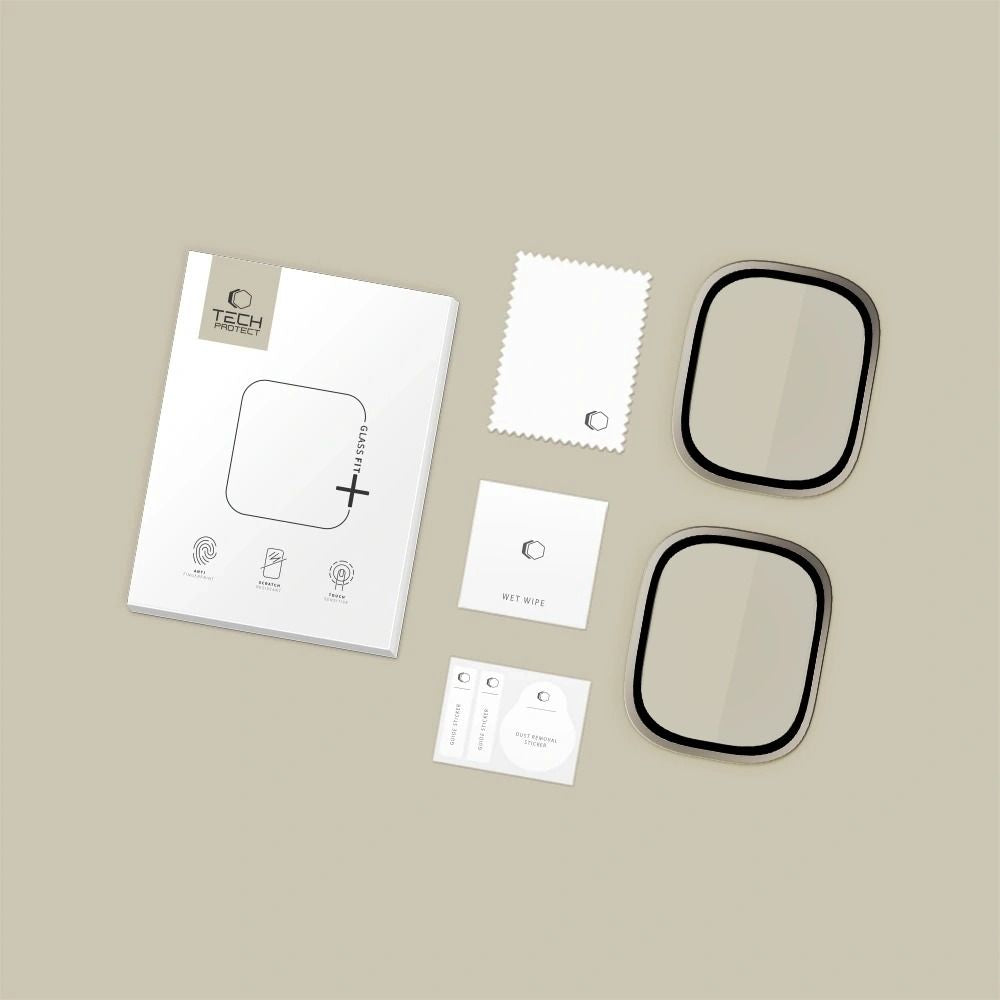 Tech-Protect 2-pack tempered glass for Apple Watch Ultra 49mm - silver and black_4