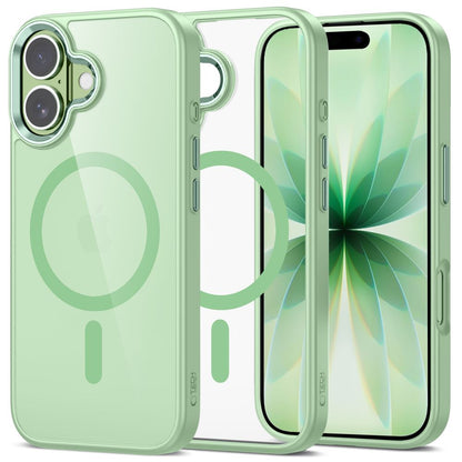 Tech-Protect MagMat MagSafe Case for iPhone 17 - Transparent Green_0