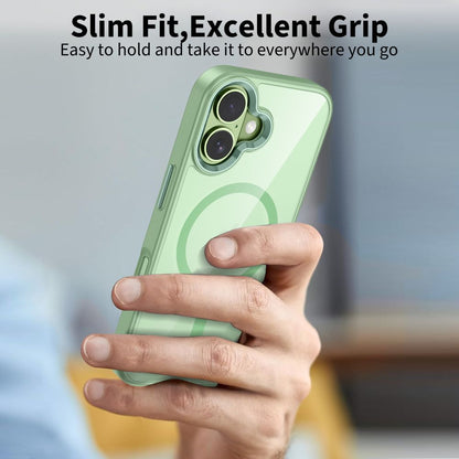 Tech-Protect MagMat MagSafe Case for iPhone 17 - Transparent Green_5