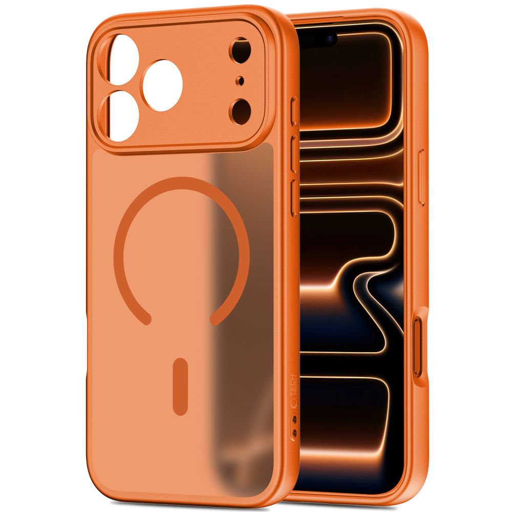 Tech-Protect BasicMag MagSafe Case for iPhone 17 Pro Max - Orange_1