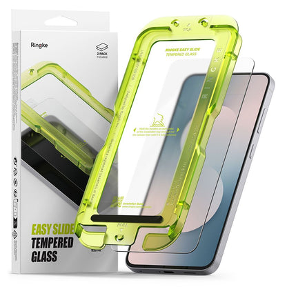 Ringke Easy Slide Tempered Glass 2-Pack for Samsung Galaxy S25 FE_0