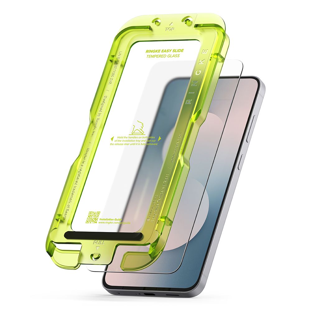 Ringke Easy Slide Tempered Glass 2-Pack for Samsung Galaxy S25 FE_1
