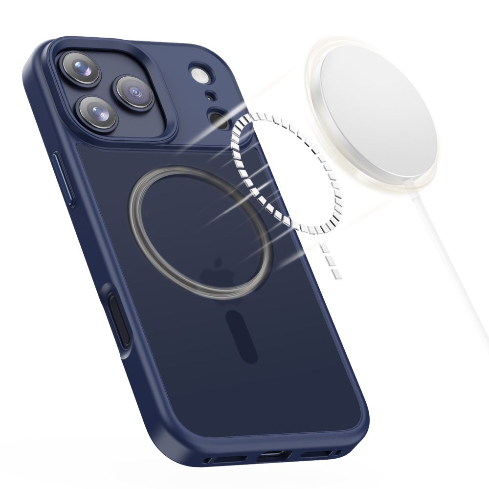 Tech-Protect MagMat MagSafe Case for iPhone 17 Pro Max - Navy Blue_3