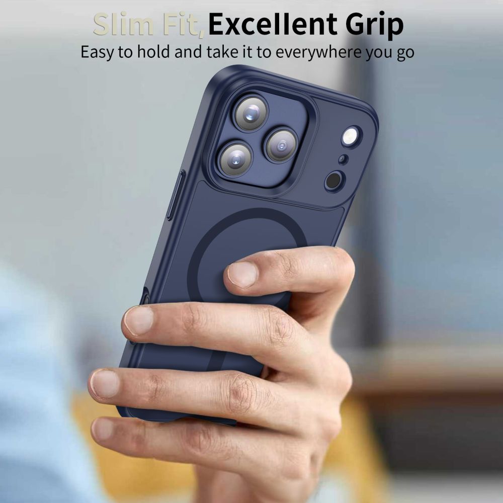Tech-Protect MagMat MagSafe Case for iPhone 17 Pro Max - Navy Blue_5