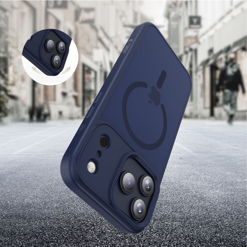 Tech-Protect MagMat MagSafe Case for iPhone 17 Pro Max - Navy Blue_6