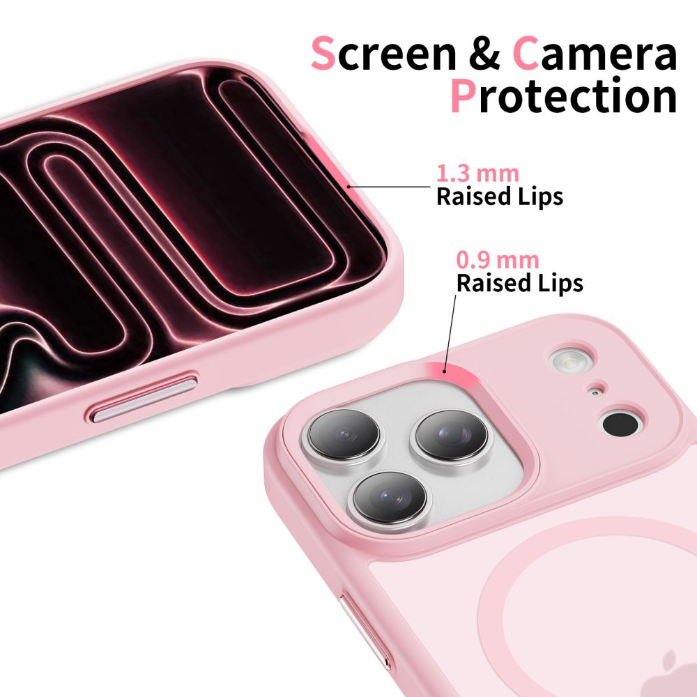 Tech-Protect MagMat MagSafe Case for iPhone 17 Pro - Pink_3