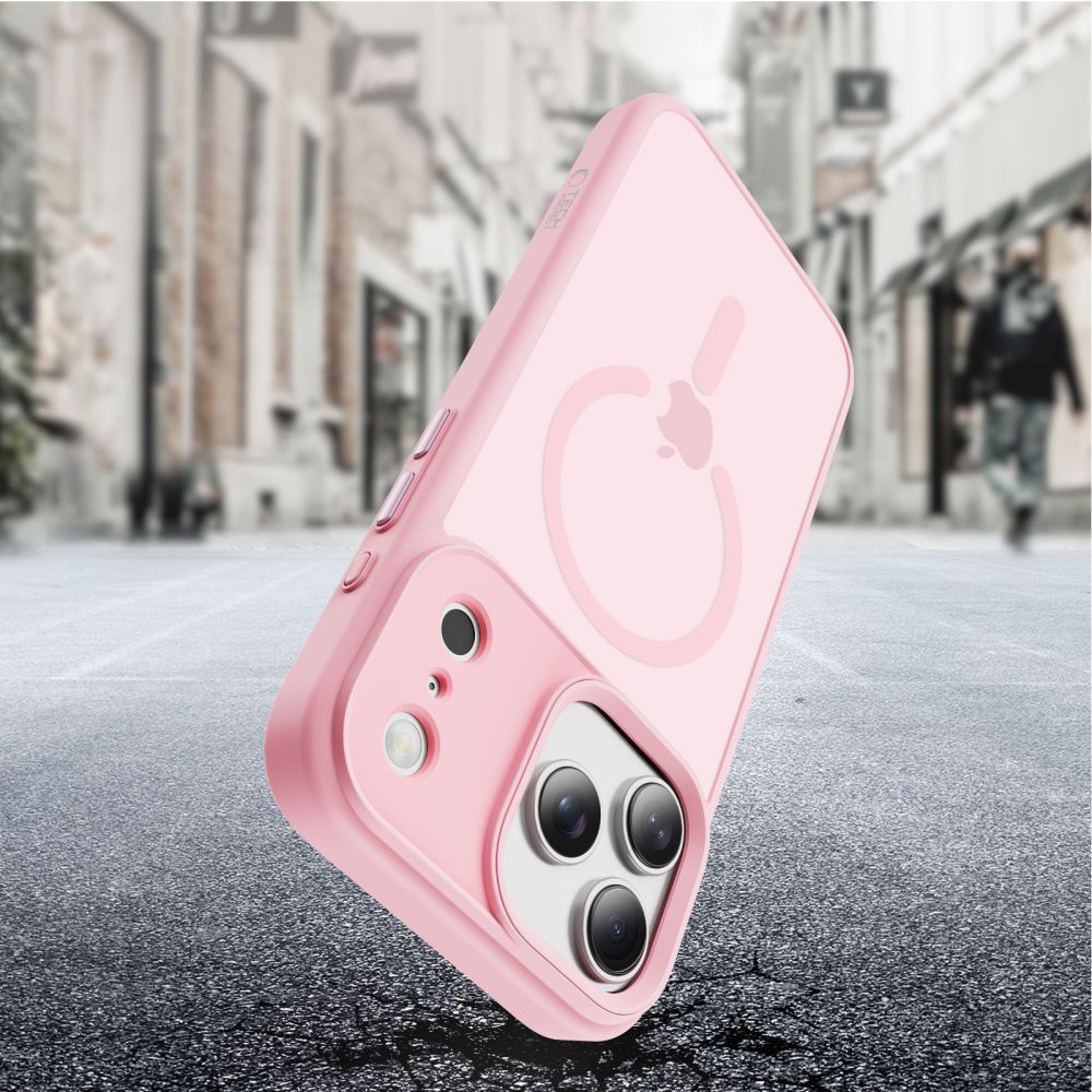 Tech-Protect MagMat MagSafe Case for iPhone 17 Pro - Pink_5