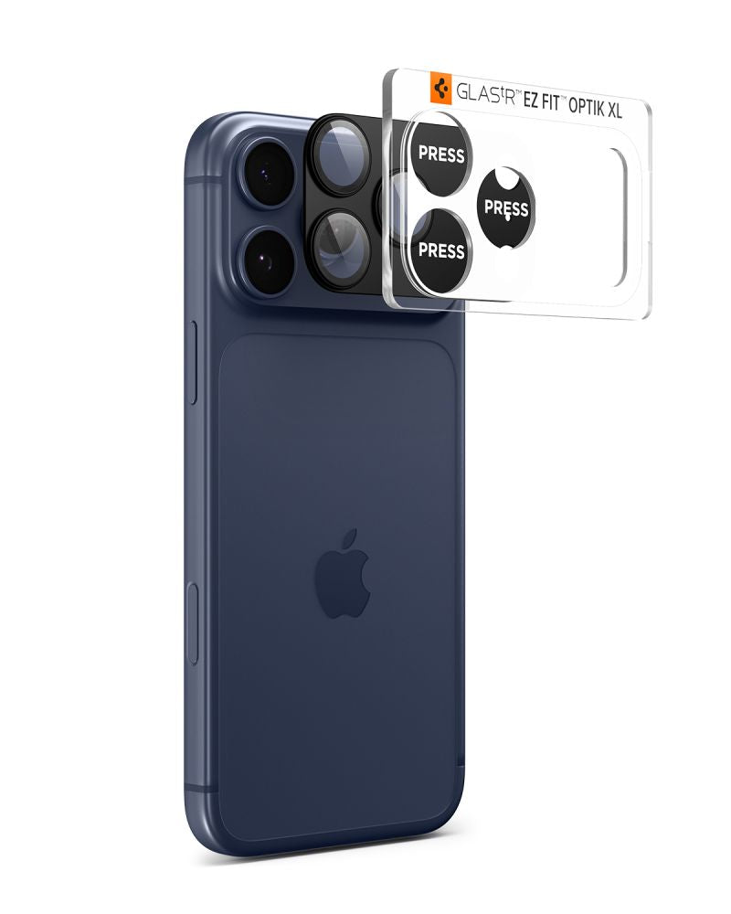 Camera Lens Protector Spigen GlastR EZ FIT Optik Pro XL for Apple iPhone 17 Pro, Black AGL10644_1