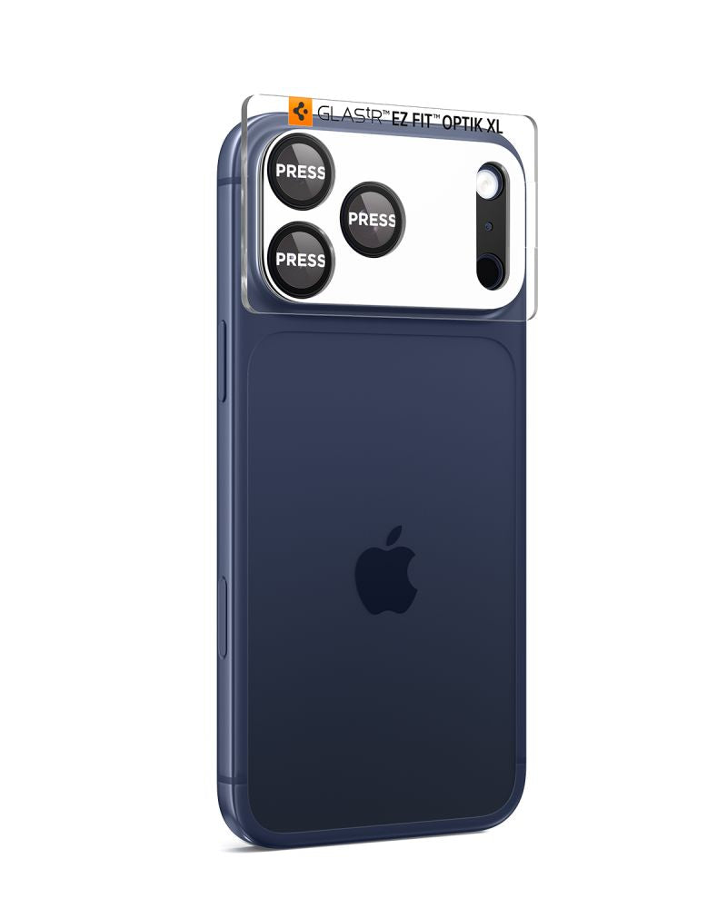 Camera Lens Protector Spigen GlastR EZ FIT Optik Pro XL for Apple iPhone 17 Pro, Black AGL10644_2