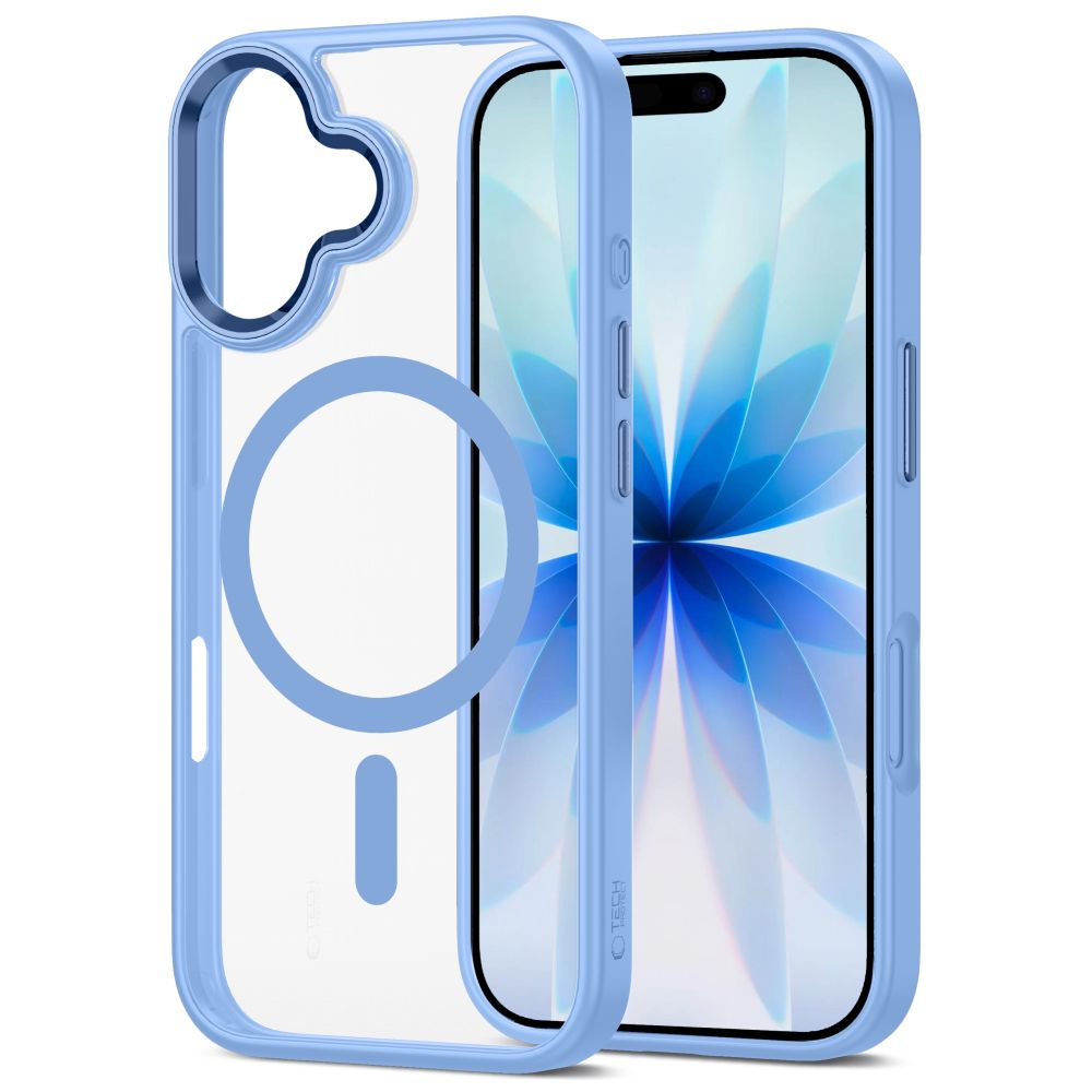 Tech-Protect MagMat MagSafe Case for iPhone 17 - Transparent Blue_2