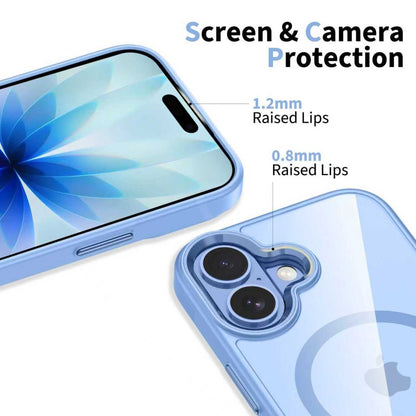 Tech-Protect MagMat MagSafe Case for iPhone 17 - Transparent Blue_4