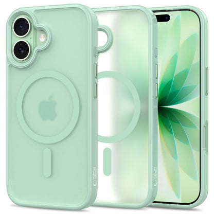 Tech-Protect MagMat MagSafe Case for iPhone 17 - Transparent Green_0