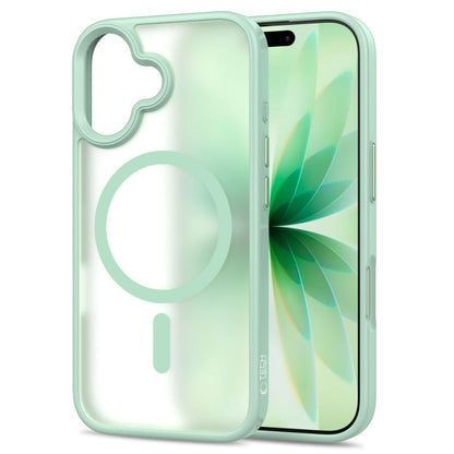 Tech-Protect MagMat MagSafe Case for iPhone 17 - Transparent Green_1
